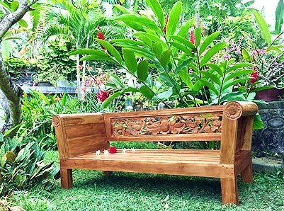 Batubulan Yanto Recycled Teak Daybed Single size (Natural)