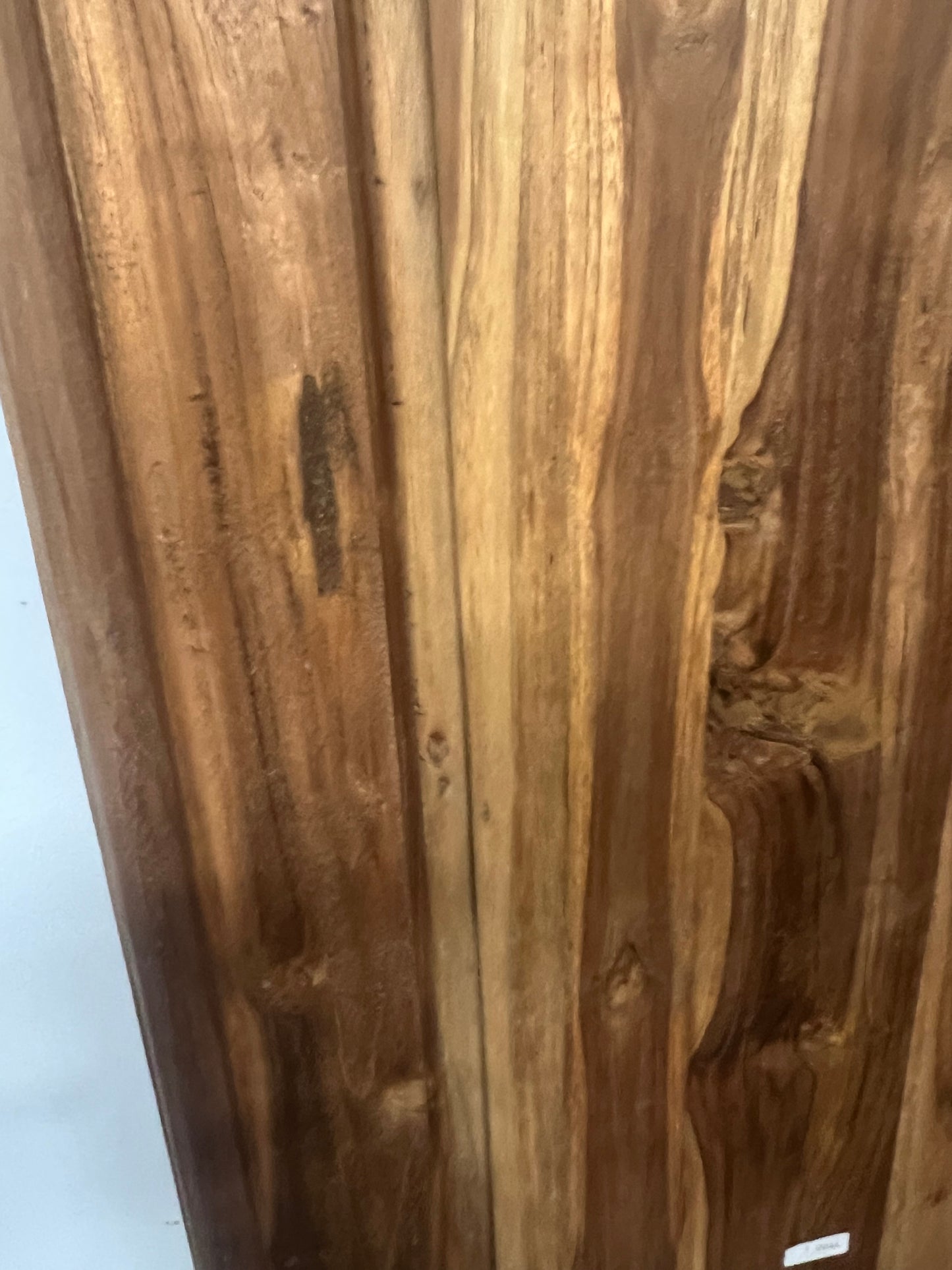 Balinese Doors Recycled Teak Hand Carved with Side Panels - Natural Finish
