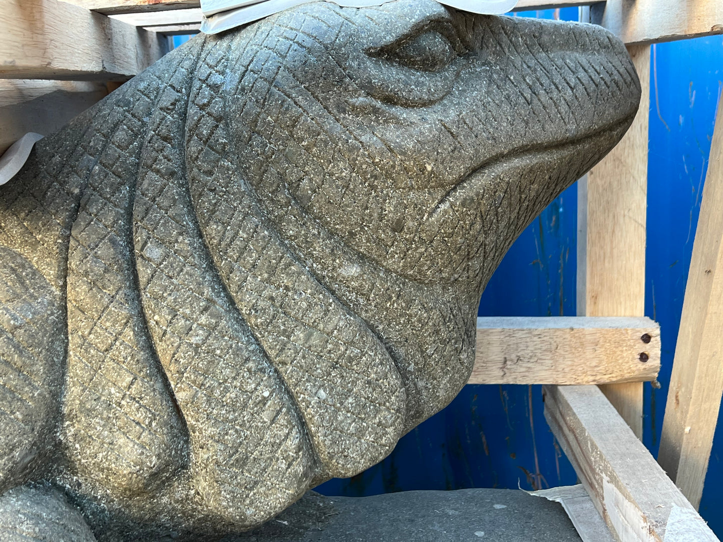 Komodo Dragon Greenstone Handcarved 160cm