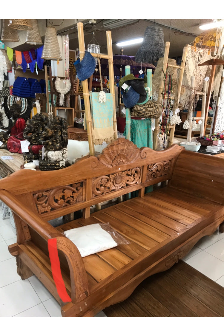 Batubulan Kartini Recycled Teak Daybed Single size (Natural)