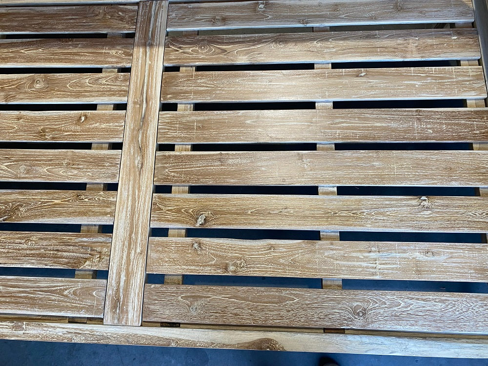 Mas Sun Elde Recycled Teak Daybed Double (Creamwash)