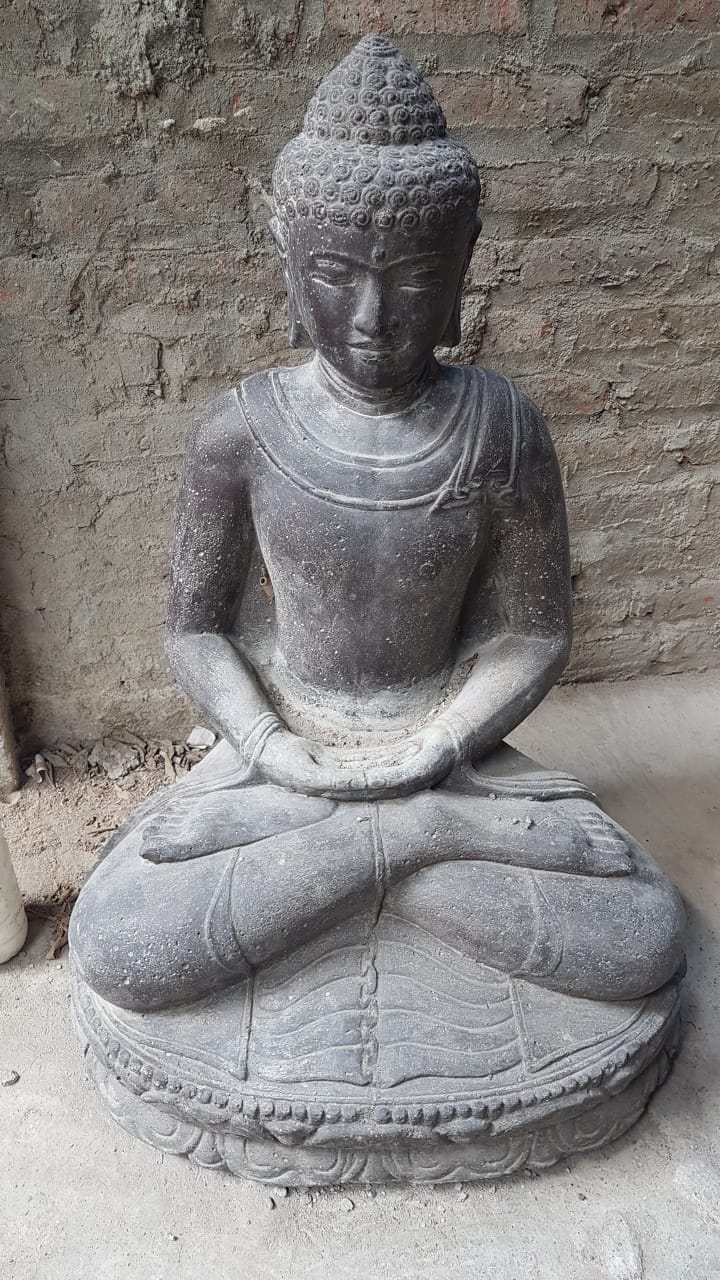 Buddha Meditation hands cement concrete 80cm