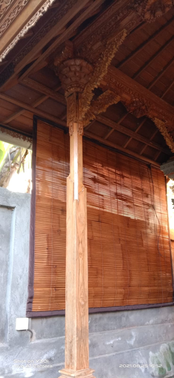 Bamboo Blind indoor/outdoor Nylon Cords metal fittings