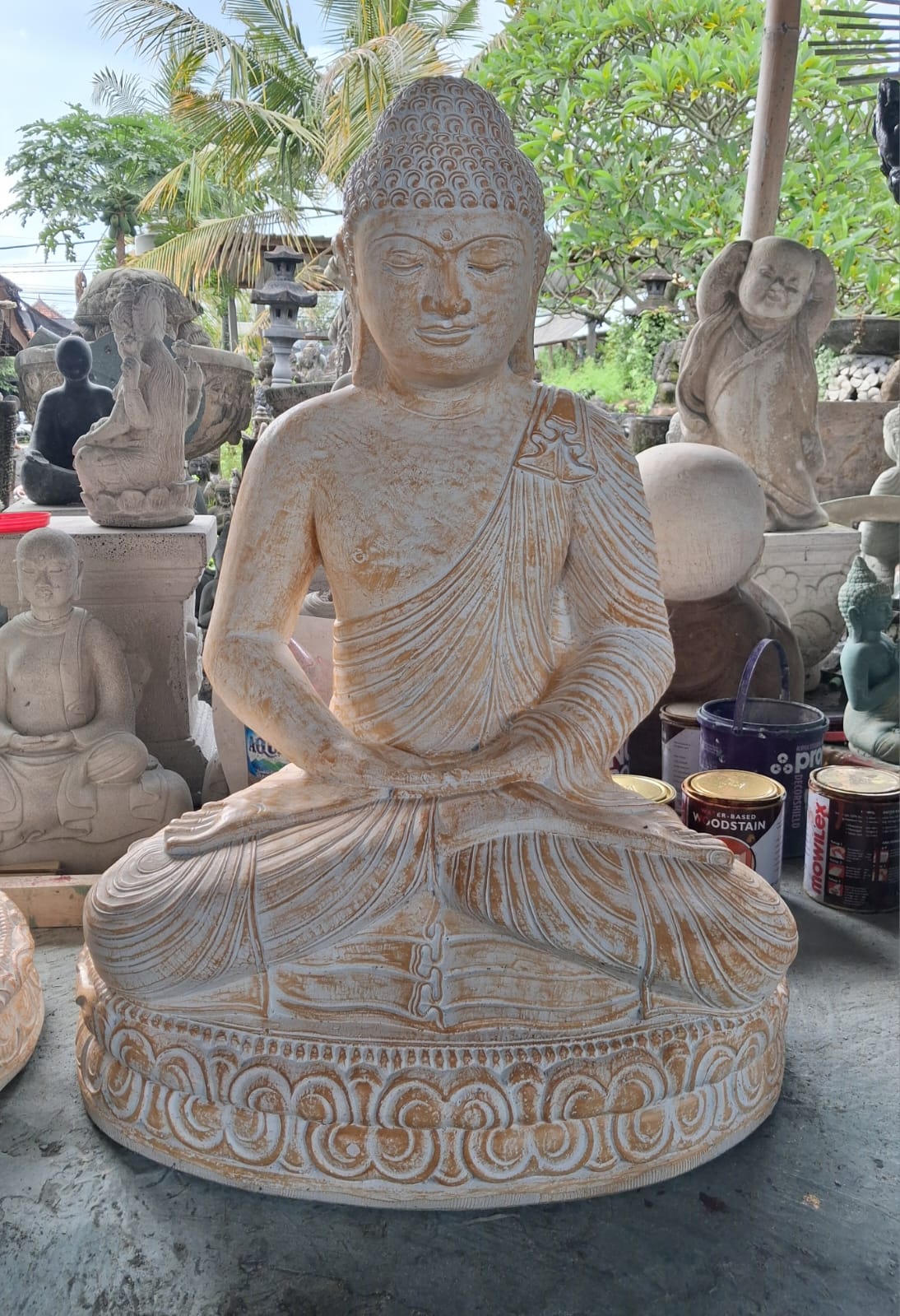 Buddha Meditation cement 60cm