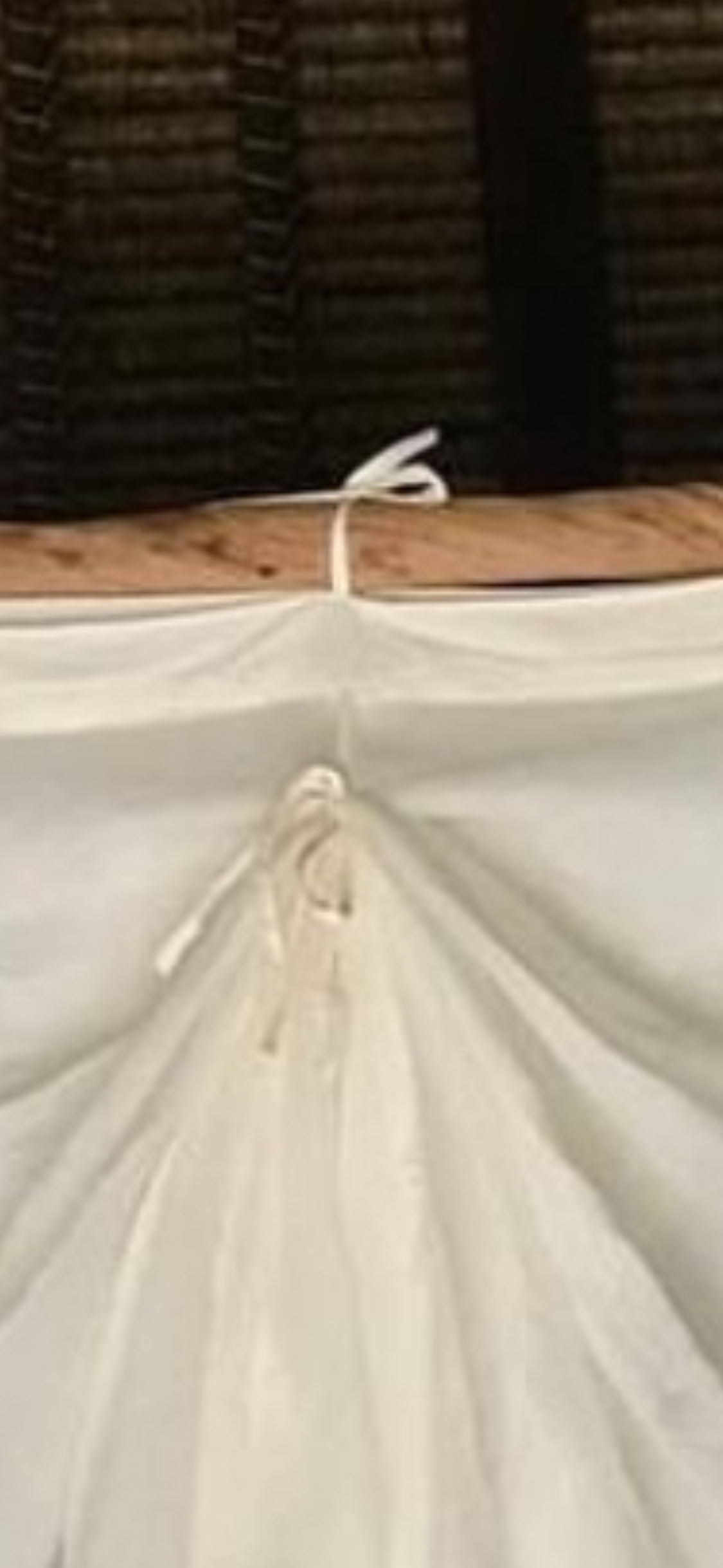 Canopy Bed Net Queen centre decorative Panel hanging for 4 Poster