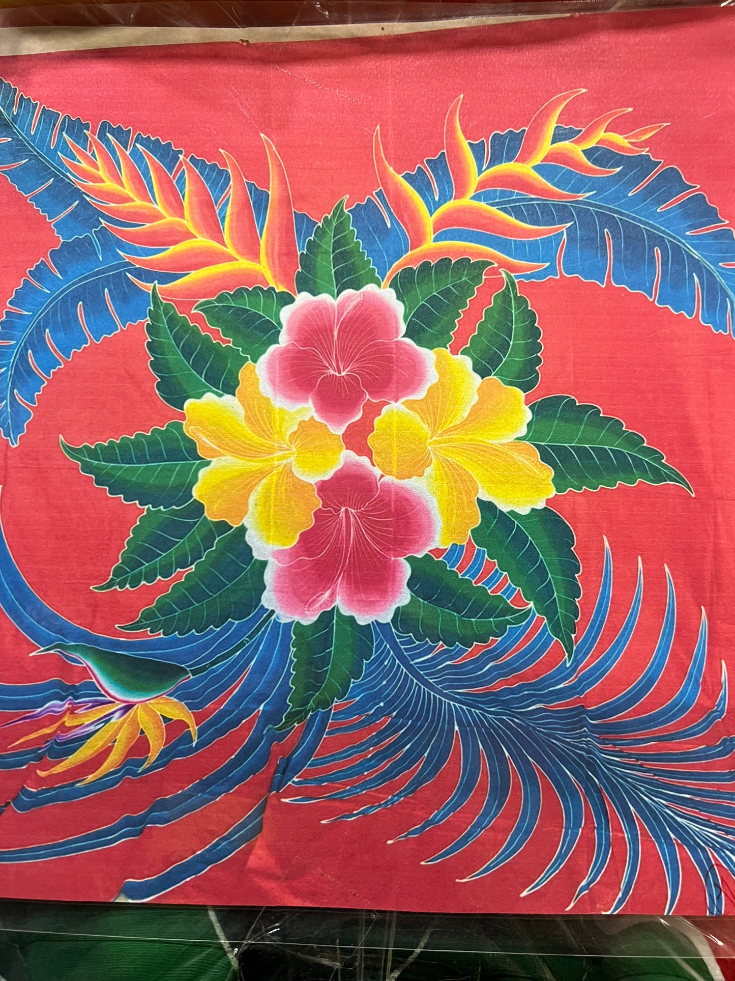 Bedsheet King Cotton Batik Hand Painted with 2 Pillow Covers