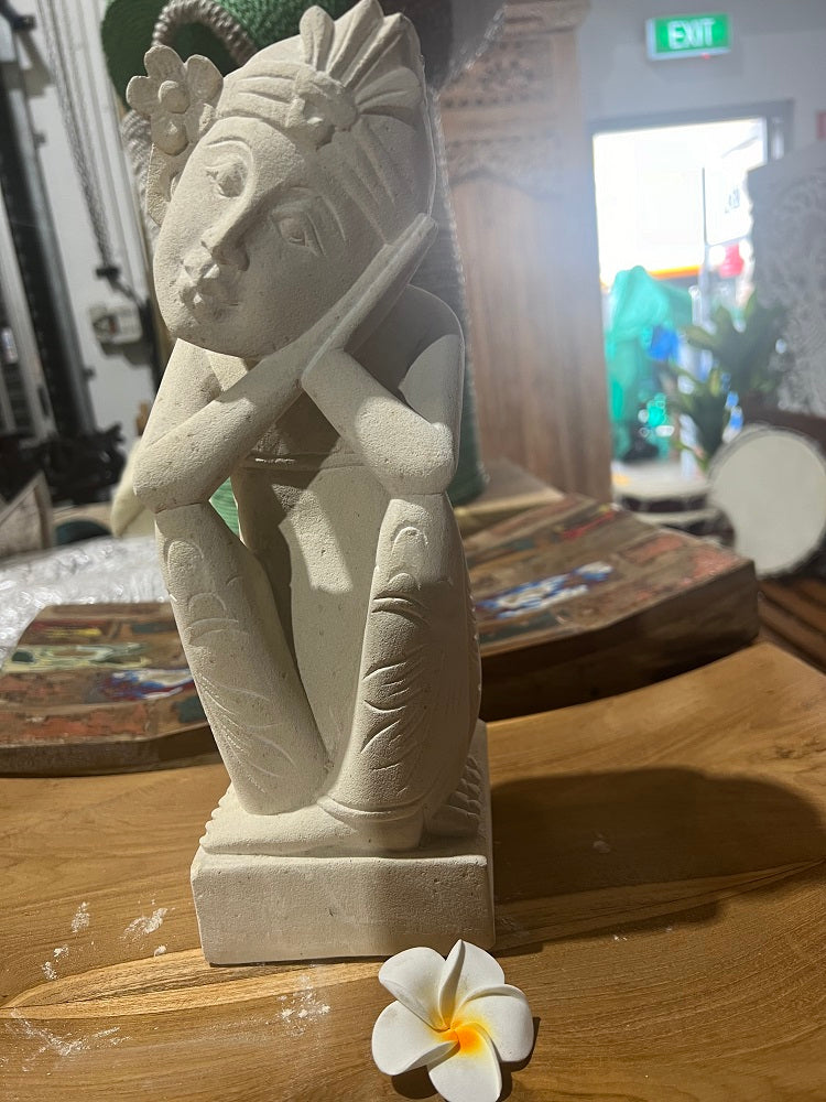 Mimpi Dreamer 30cm limestone statue