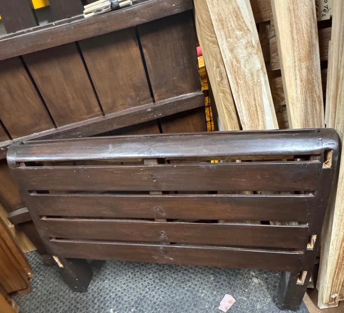 Batubulan Yanto Recycled Teak Daybed Single (Chocolate)