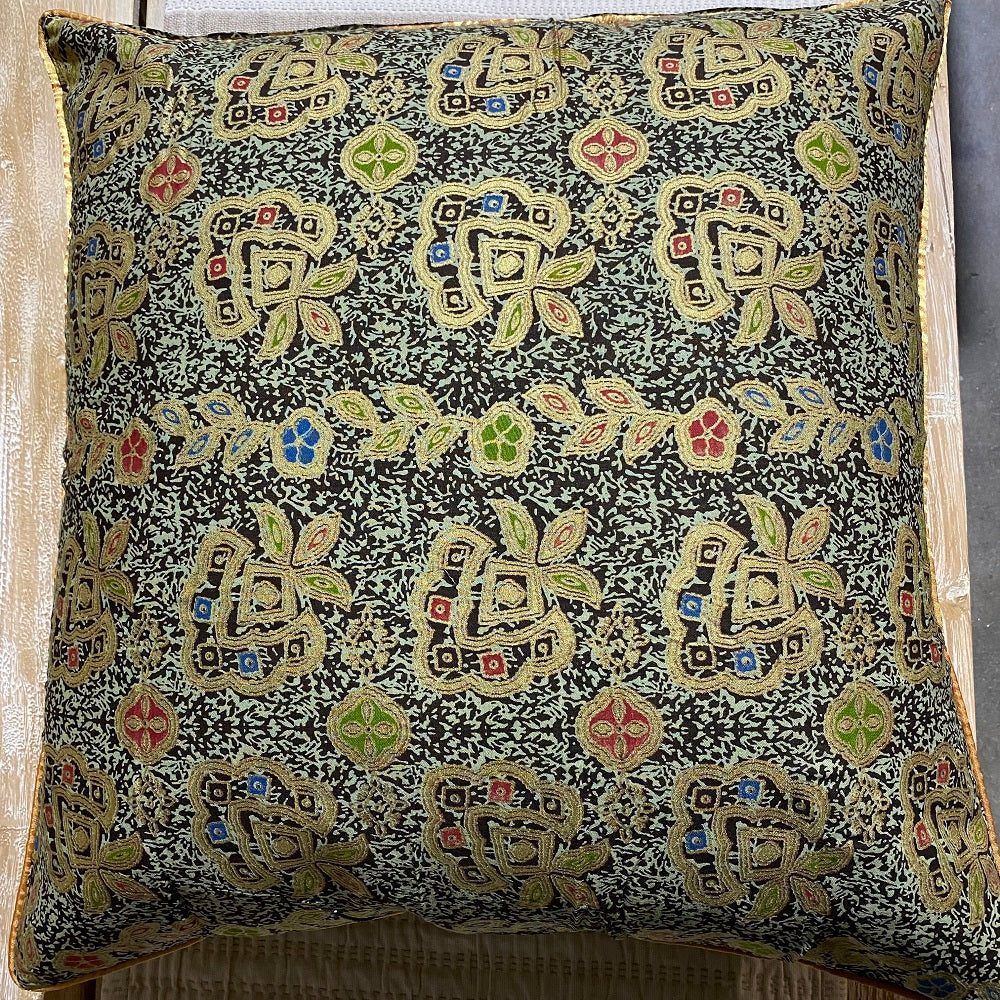 Flower Batik European Cushion Cover 60cm x 60cm