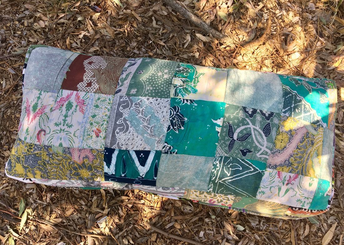 Vintage Batik Oblong Cushion Cover 100cm x 40cm