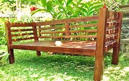 Batubulan Elde Recycled Teak Daybed Single (Natural)