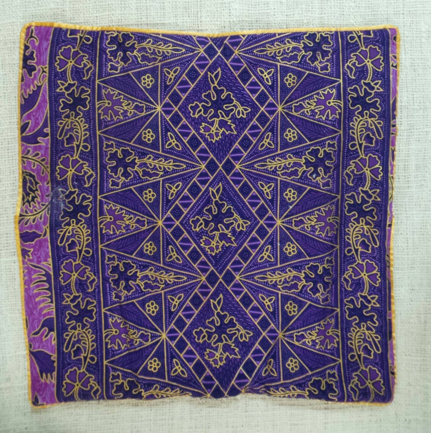 Batik Bird Centre Print Cushion Cover 45cm x 45cm