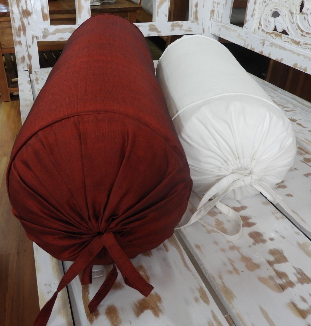 Cotton Drill Bolster Cover 80cm x 26cm