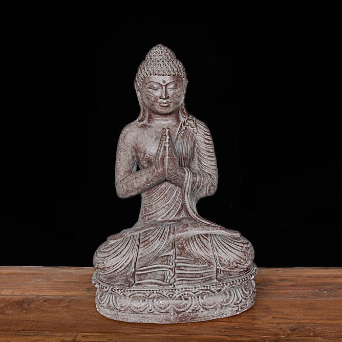 Namaste Buddha cement 60cm