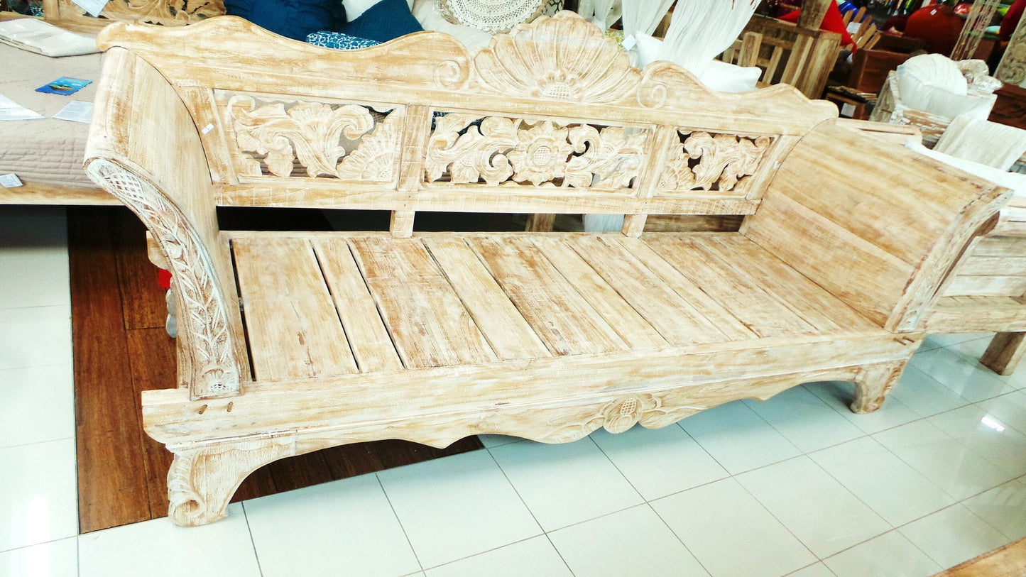 Batubulan Kartini Recycled Teak Daybed LE (Natural)