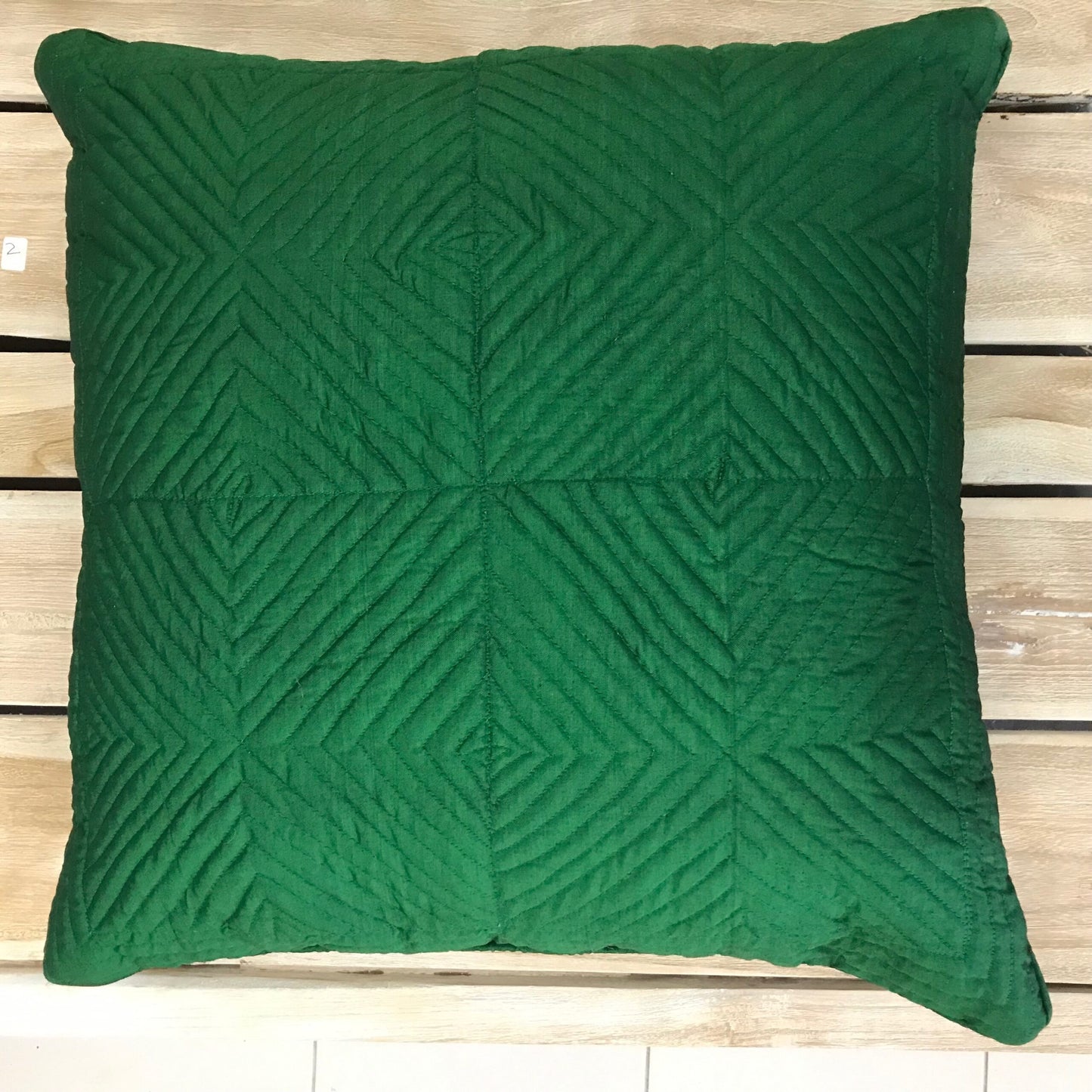 Cotton Quilted European Cushion Cover 60cm x 60cm