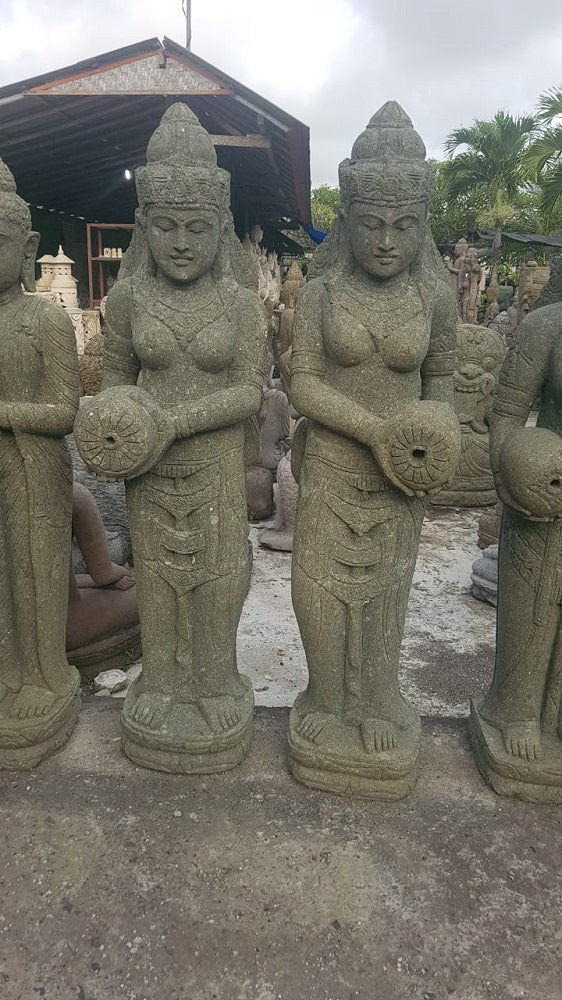 Greenstone volcanic  Dewi Goddess 150cm(h) (pouring)