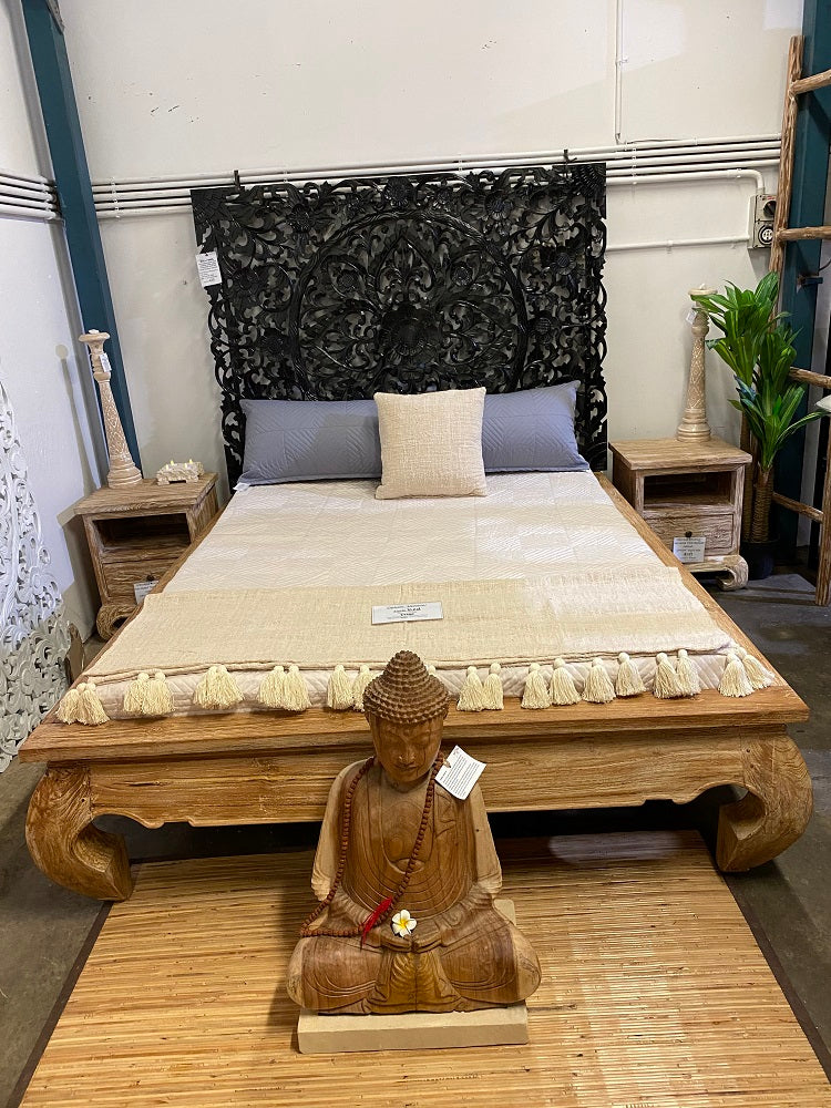 Bed Teak Opium Eastern Style Queen