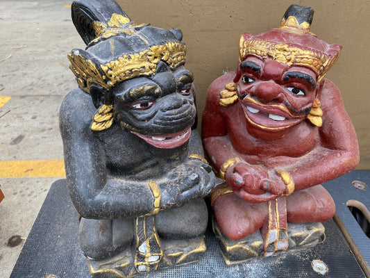 Twalan and Merdah Balinese entrance guardians