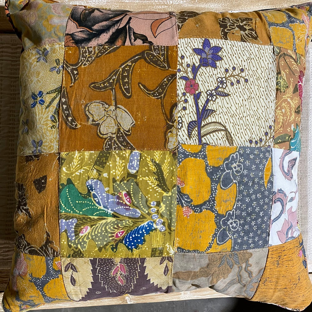 Vintage Batik Cushion Cover 60cm x 60cm