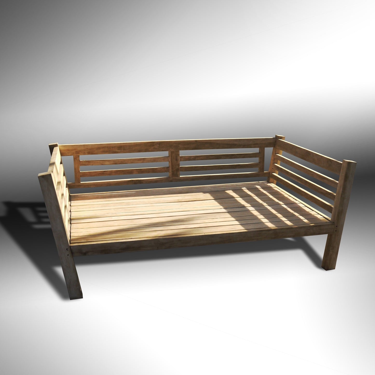 Batubulan Elde Recycled Teak Daybed Double (Creamwash)