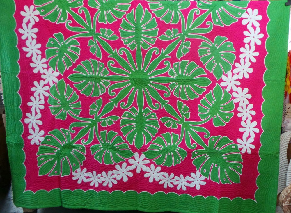 Bedsheet Queen Cotton Hand Painted Batik with 2 Pillow Covers