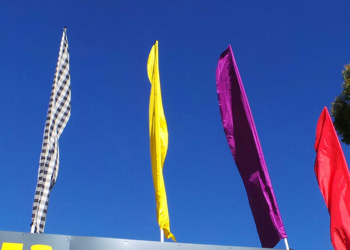 "Brodie" Flag (only) wide rounded Flag 3 and 4 mtr polyester