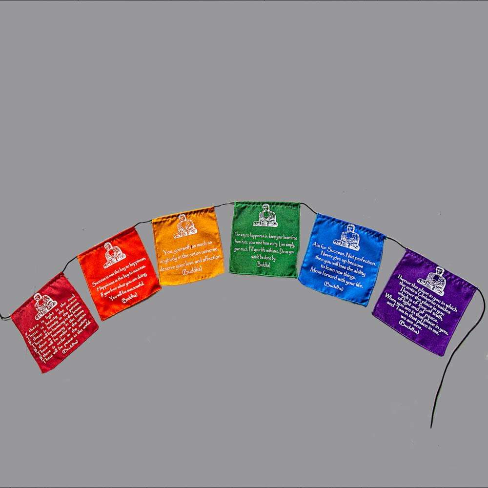 Buddha Bunting flags