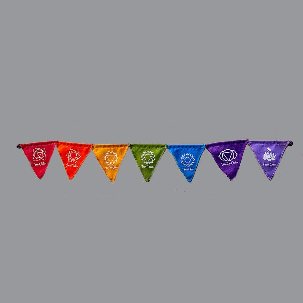 Chakra triangular bunting 2 sizes