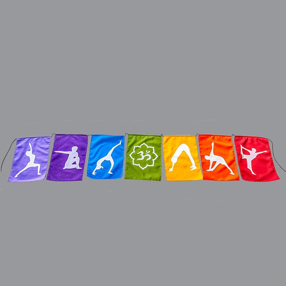 Yoga Bunting flags