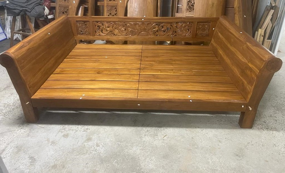 Batubulan Yanto Recycled Teak Daybed Double (Natural)