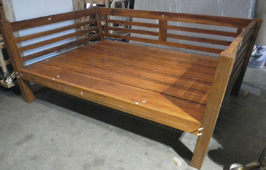 Batubulan Elde Recycled Teak Daybed LE (Natural)