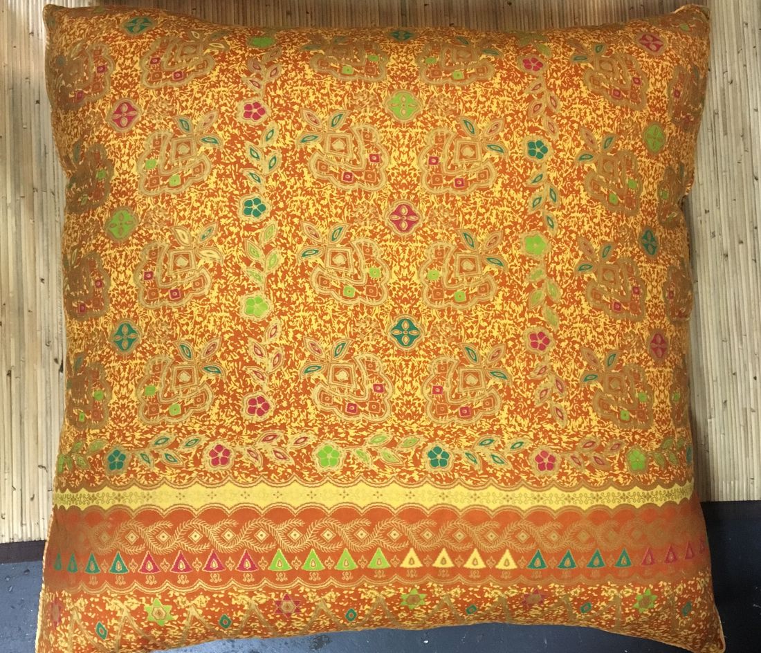 Cotton Floor Cushion Cover Batik 90cm x 90cm