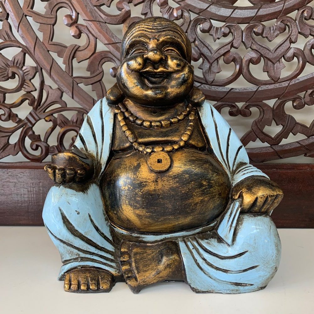 Buddha Happy Resin 30cm