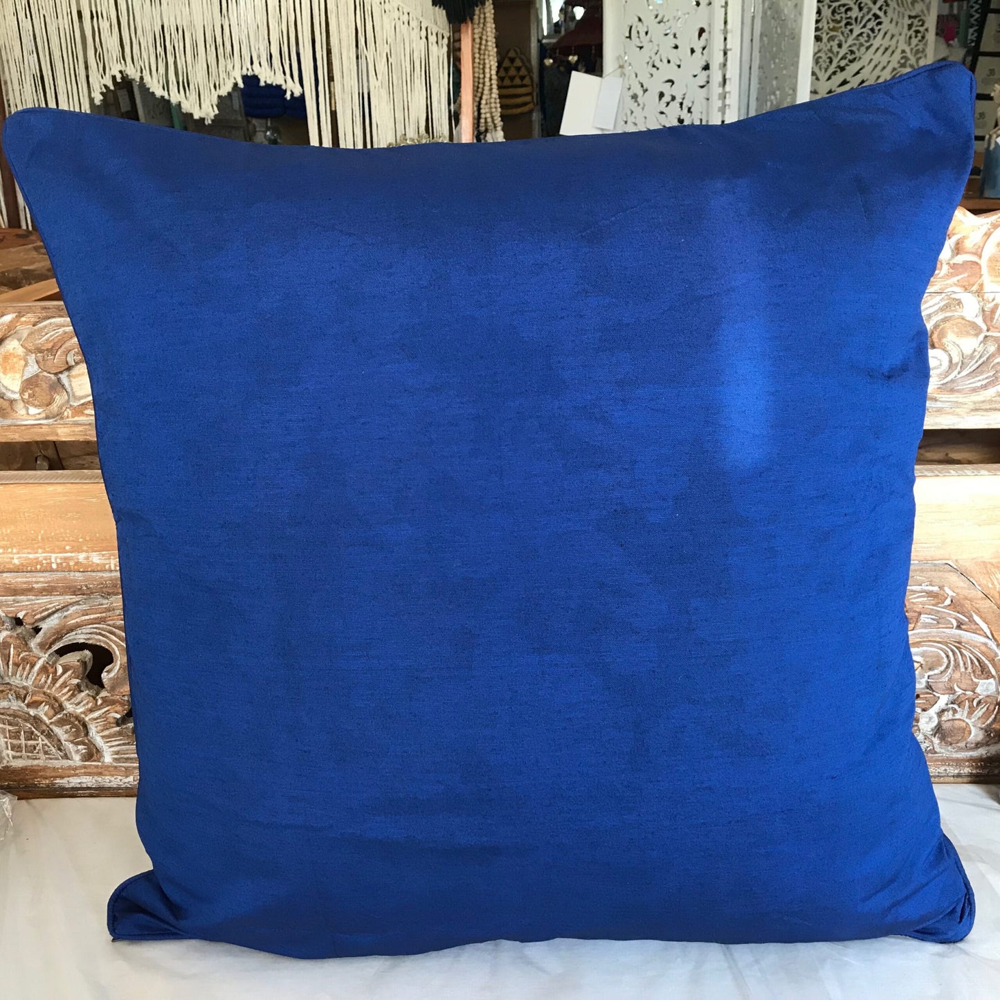 Cotton Ikat Cushion Cover 45cm x 45cm