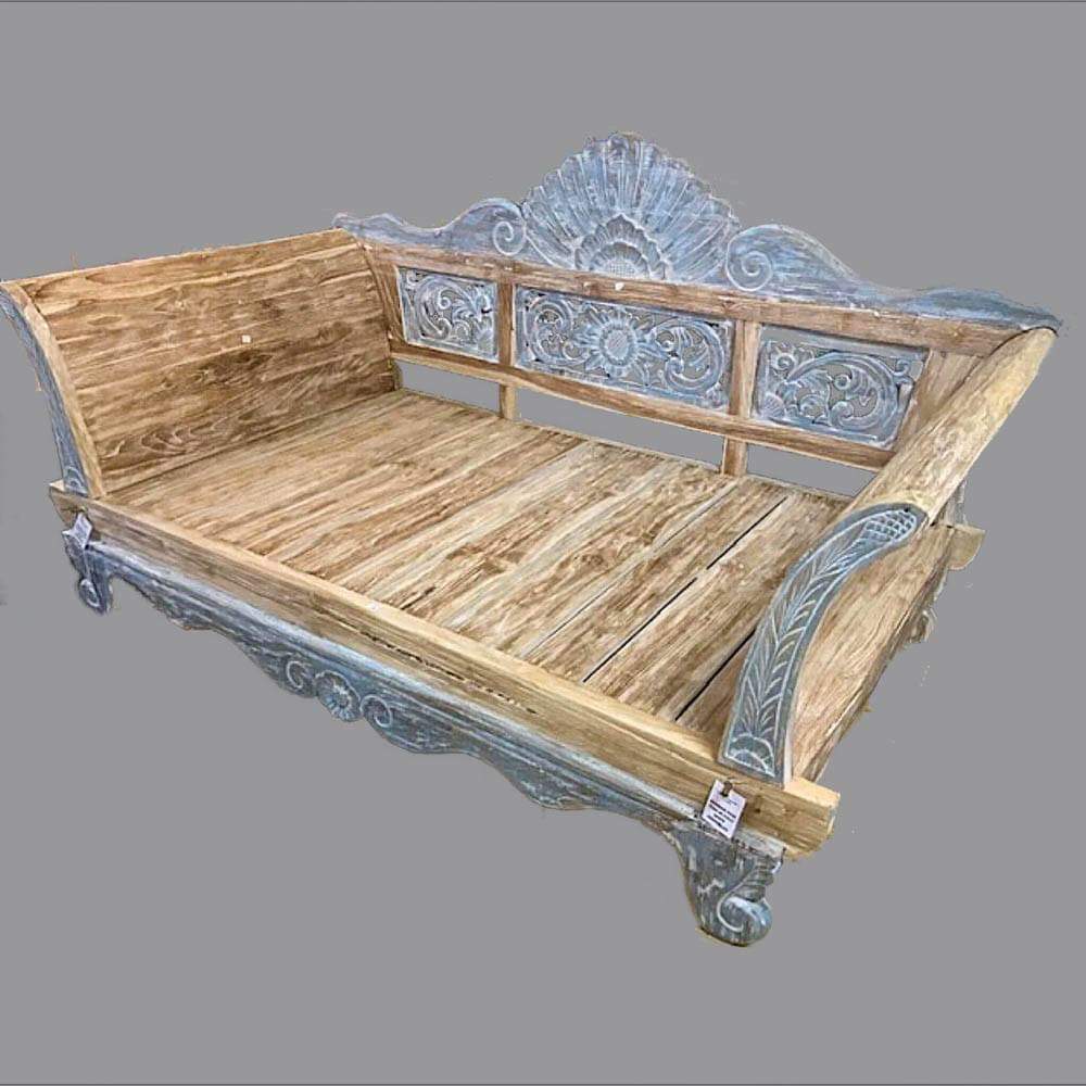 Batubulan Kartini Recycled Teak Daybed LE (Vintage Blue)