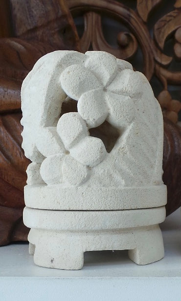 Limestone Candle Holder 10cm
