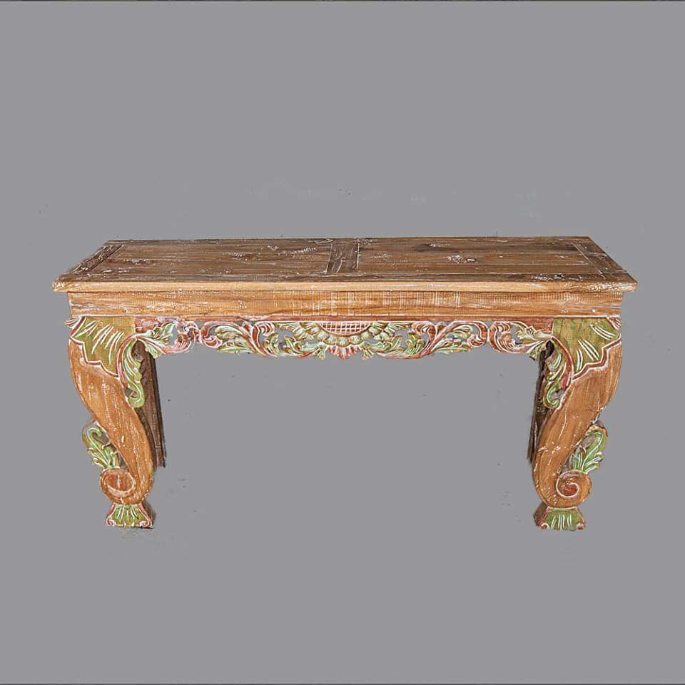 Andong Teak Handcarved Side table