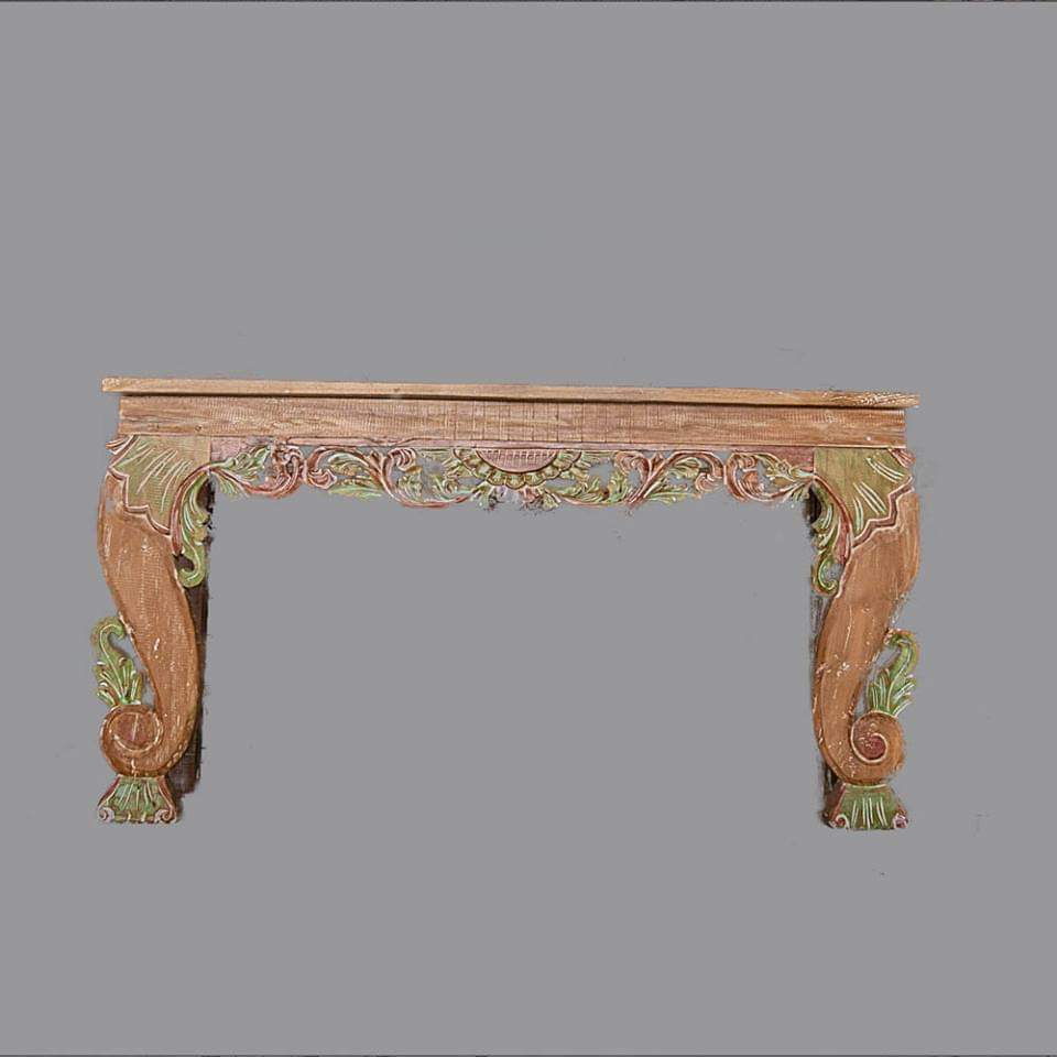 Andong Teak Handcarved Side table