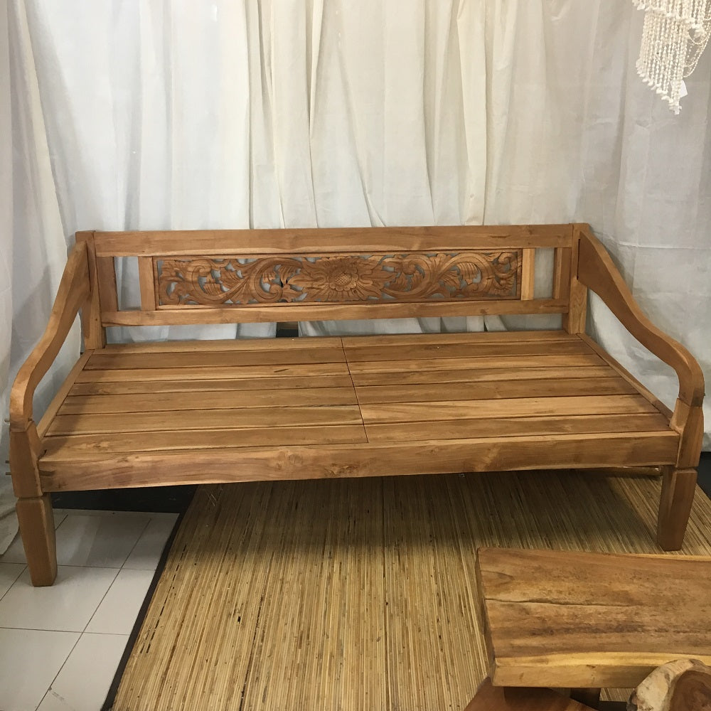 Mas Tus Recycled Teak Daybed Single (Creamwash)