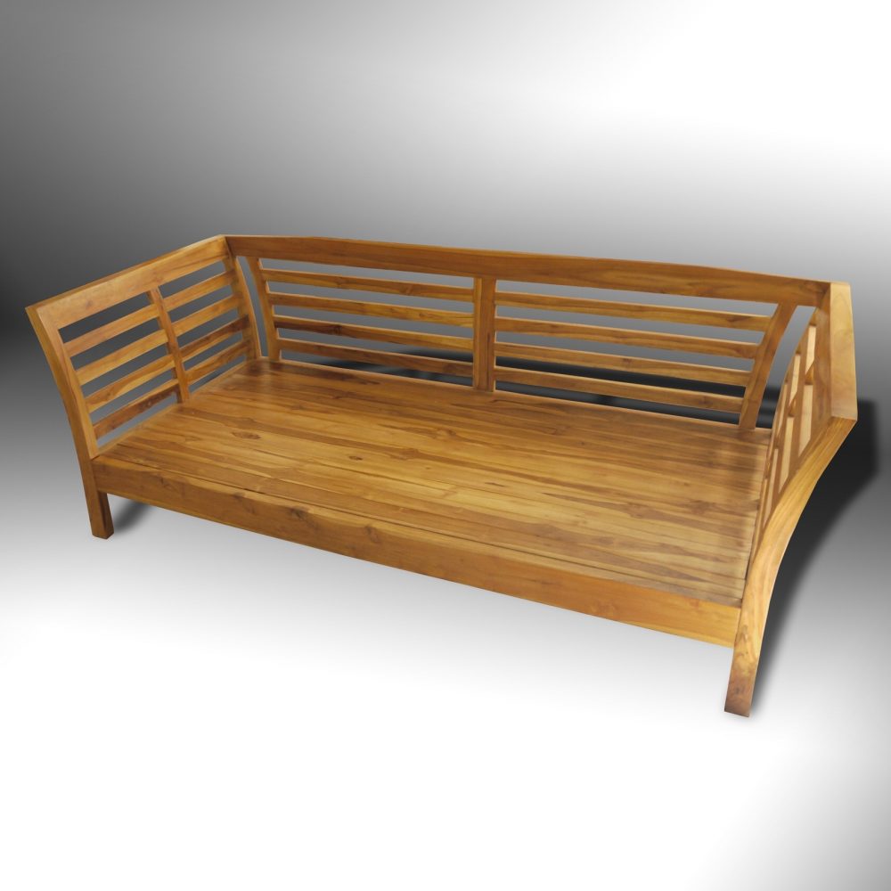 Mas Sun Elde Recycled Teak Daybed King Single (Natural)