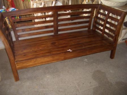 Sun Elde Plantation Teak Daybed Medium (Dark Natural Stain)