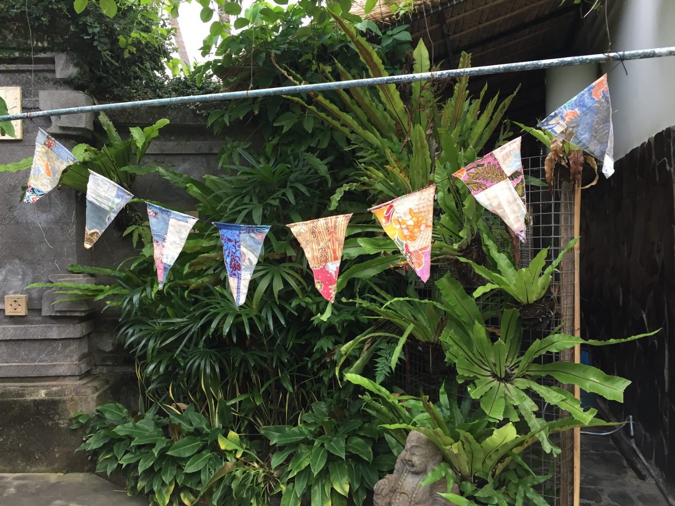 Vintage Batik Patchwork 2mtr Bunting flags