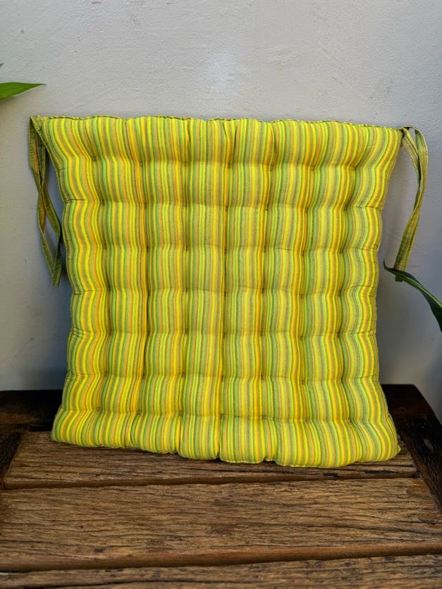 Cotton Covered Organic Kapok Filled Seat cushion 40cm x 40cm