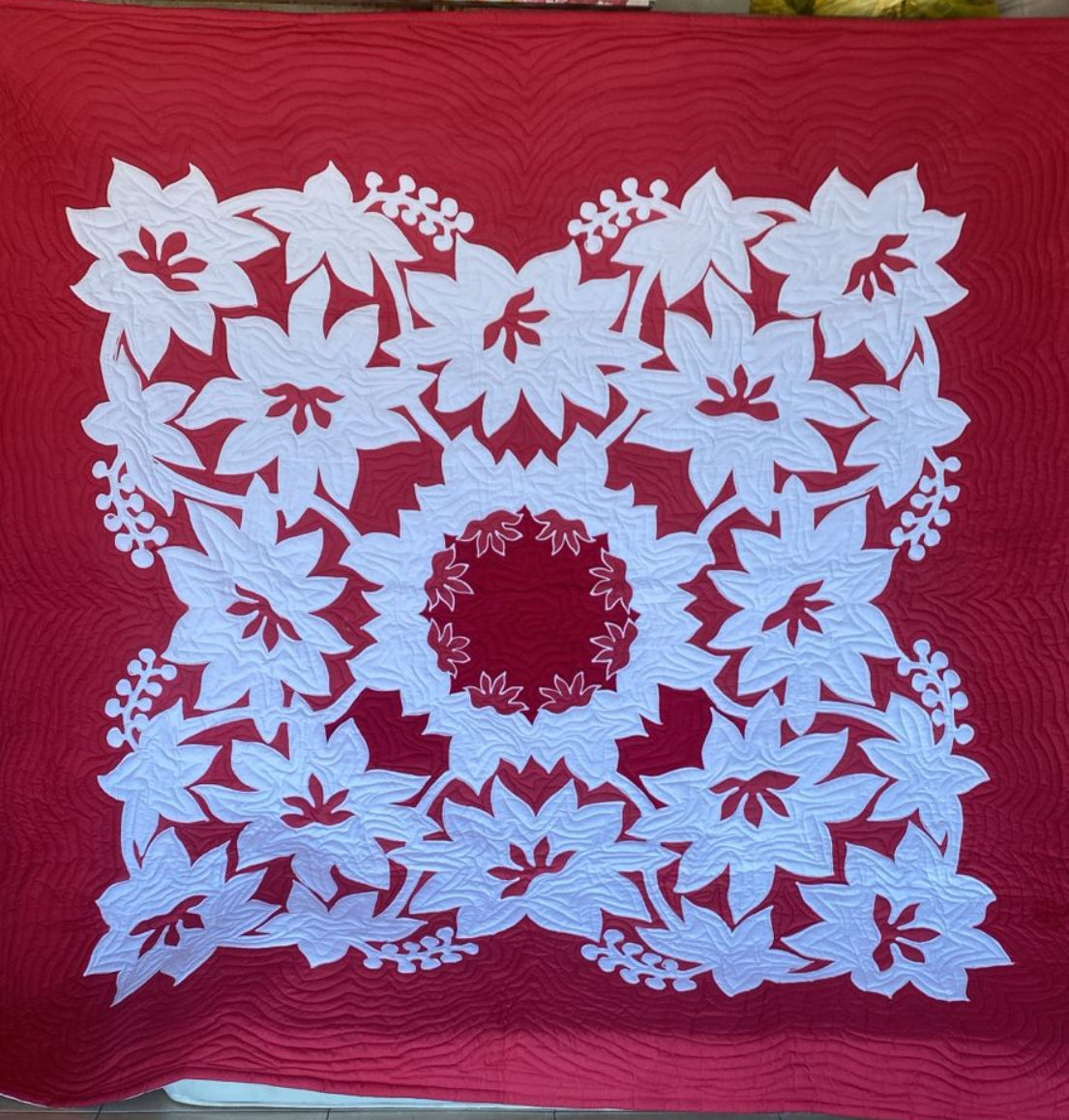 Bedspread Queen Cotton Hand Painted Batik