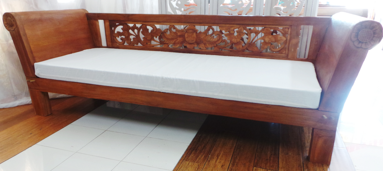 Batubulan Yanto Recycled Teak Daybed  Single size (Natural)