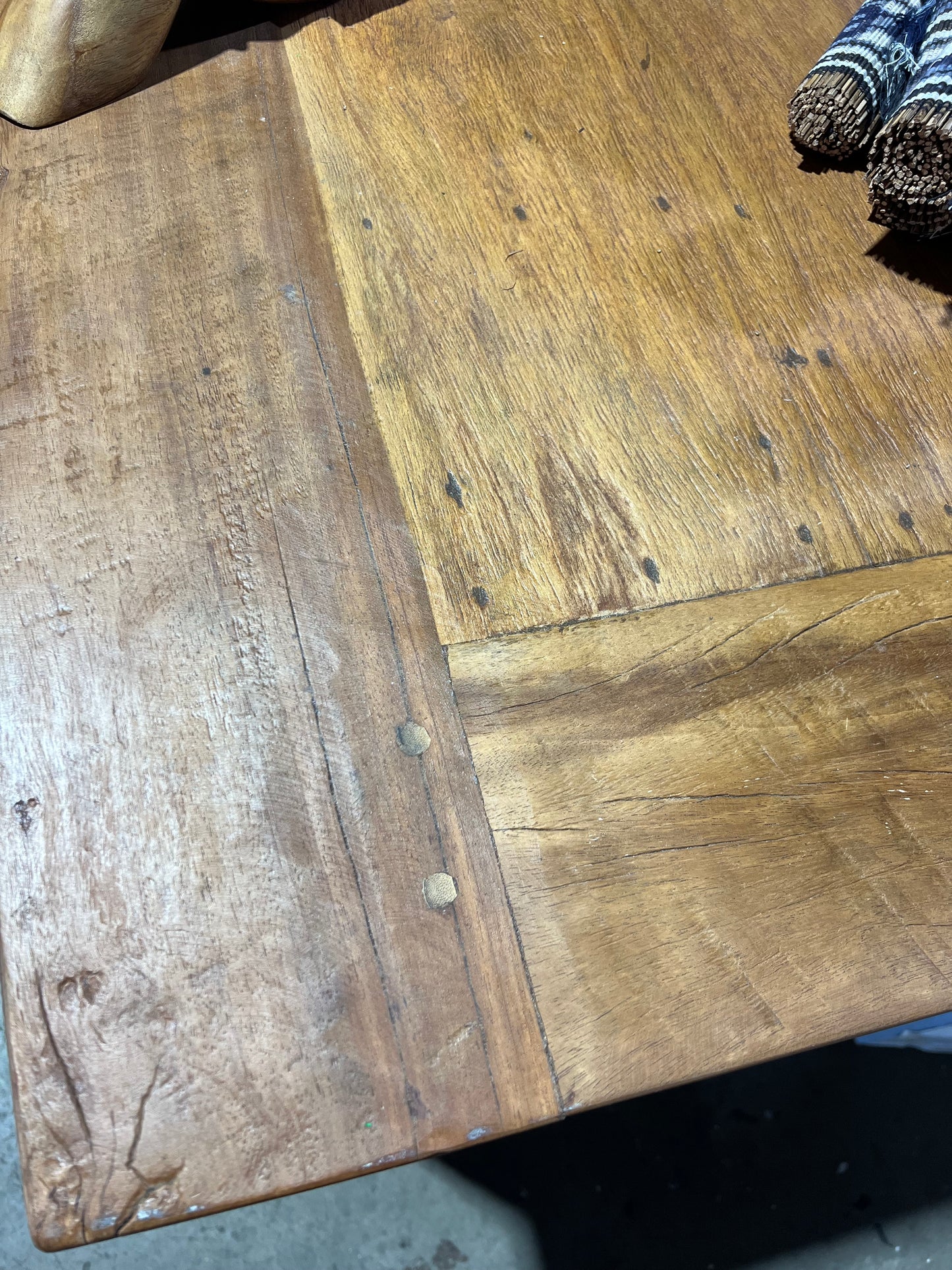 Mas Dining  Table Rustic Recycled Teak  2.5m x 1m x 80cm(h )Natural stain