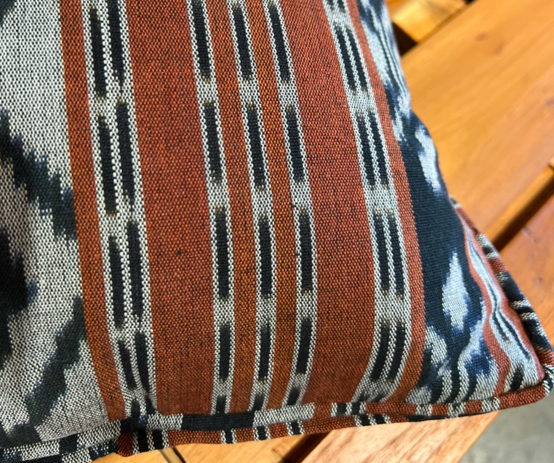 Cushion cover with Sumba hand woven Cotton Ikat designs 45cmx45cm