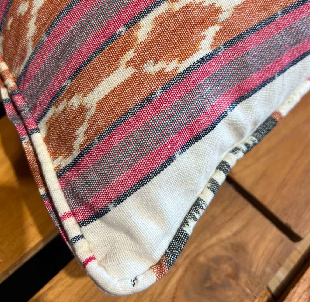 Cushion cover with Sumba hand woven Cotton Ikat designs 45cmx45cm