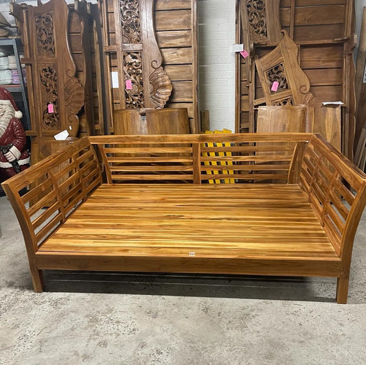 Mas Sun Elde Recycled Teak Daybed Large (Natural)